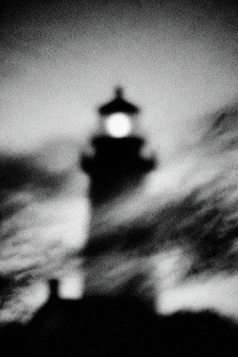 Atmospheric Motion Noir style reference image — abstract silhouette