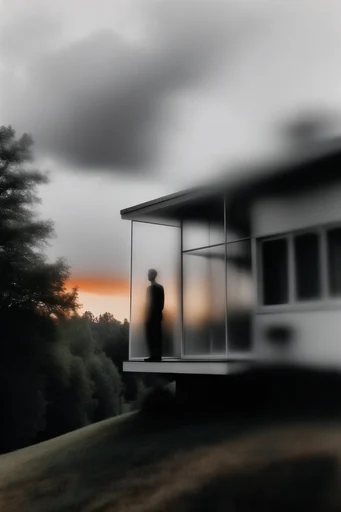 Kinetic Noir Abstraction style AI image example 4