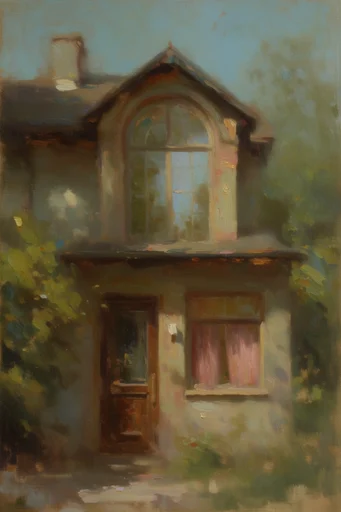 Luminous Impasto Realism style reference image — dreamy atmospheric haze