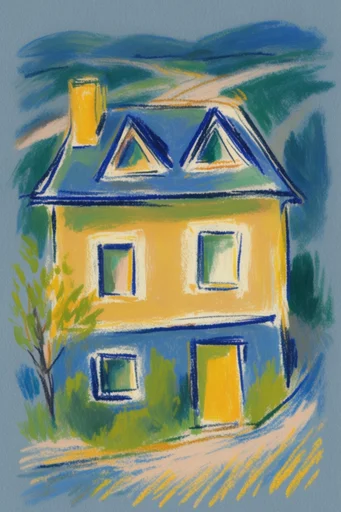 Vibrant Expressionist Portraiture style AI image example 4