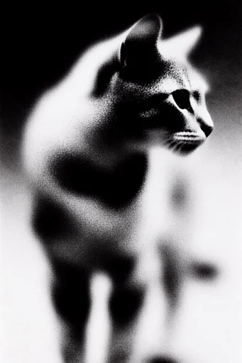 Gritty Monochromatic Noir style reference image — lo-fi noir aesthetic