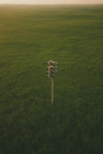 Cinematic Verdant Solitude style reference image — atmospheric solitude