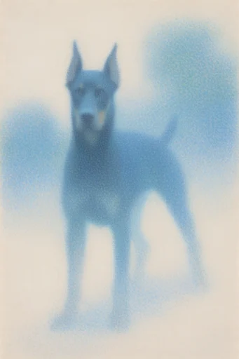 Luminous Ethereal Haze style reference image — minimalist composition
