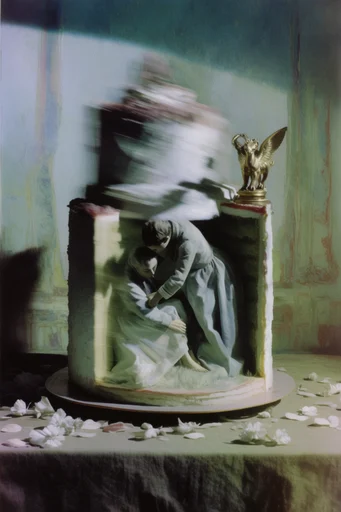 Nostalgic Surrealist Motion style reference image — uncanny surrealism