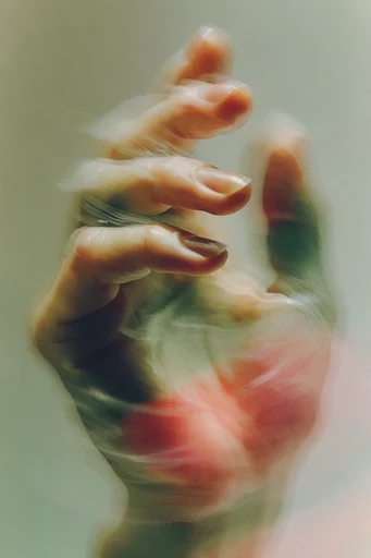 Ethereal Kinetic Surrealism style reference image — motion blur