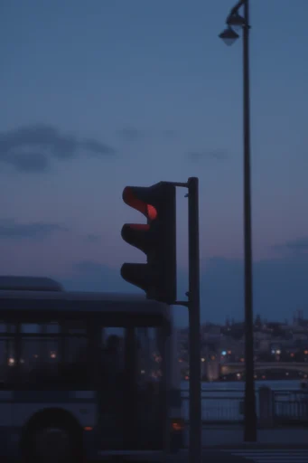 Cinematic Blue Solitude style reference image — cinematic lighting