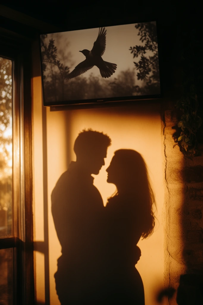 Amber Cinematic Shadowplay style AI image example 2