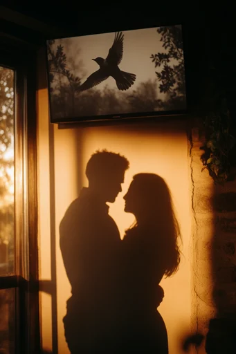 Amber Cinematic Shadowplay style AI image example 2