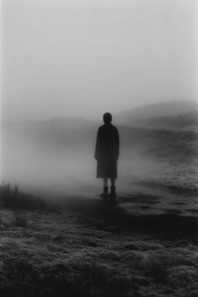 Atmospheric Monochrome Pictorialism style AI image example 1