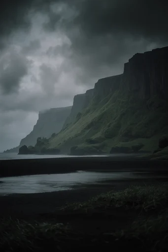 Atmospheric Nordic Gothic style AI image example 2