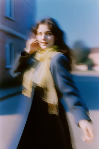 Kinetic Ethereal Editorial style reference image — long exposure motion blur