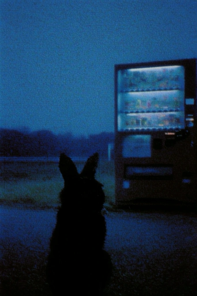 Nocturnal Digital Noir style AI image example 3