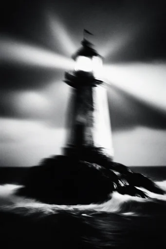 Spectral Analog Noir style reference image — chiaroscuro lighting
