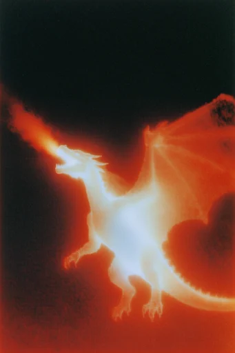 Radiant Analog Catastrophe style reference image — high-contrast black void