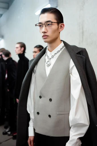 Clinical Minimalist Editorial style reference image — minimalist high-fashion editorial