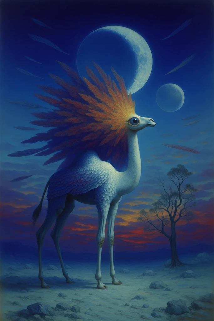 Cosmic Twilight Surrealism style AI image example 3