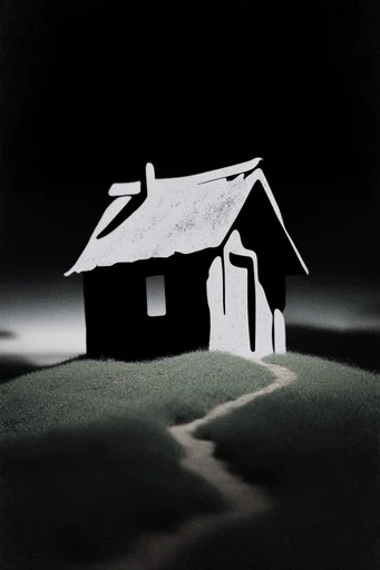 Luminous Noir Minimalism style AI image example 4