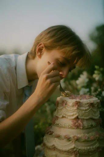 Nostalgic Cinematic Solitude style reference image — soft focus