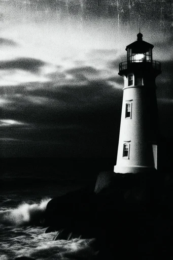 Gritty Monochromatic Noir style reference image — low-key lighting