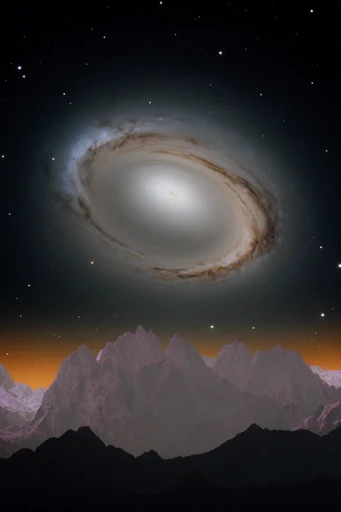 Luminous Cosmic Noir style reference image — cosmic mystery