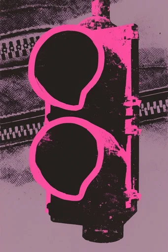 Gritty Punk Zine style reference image — high-contrast halftone
