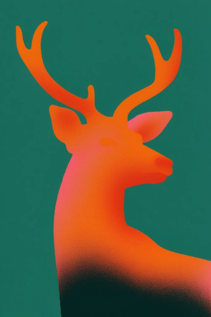 Textured Minimalist Pop style AI image example 3