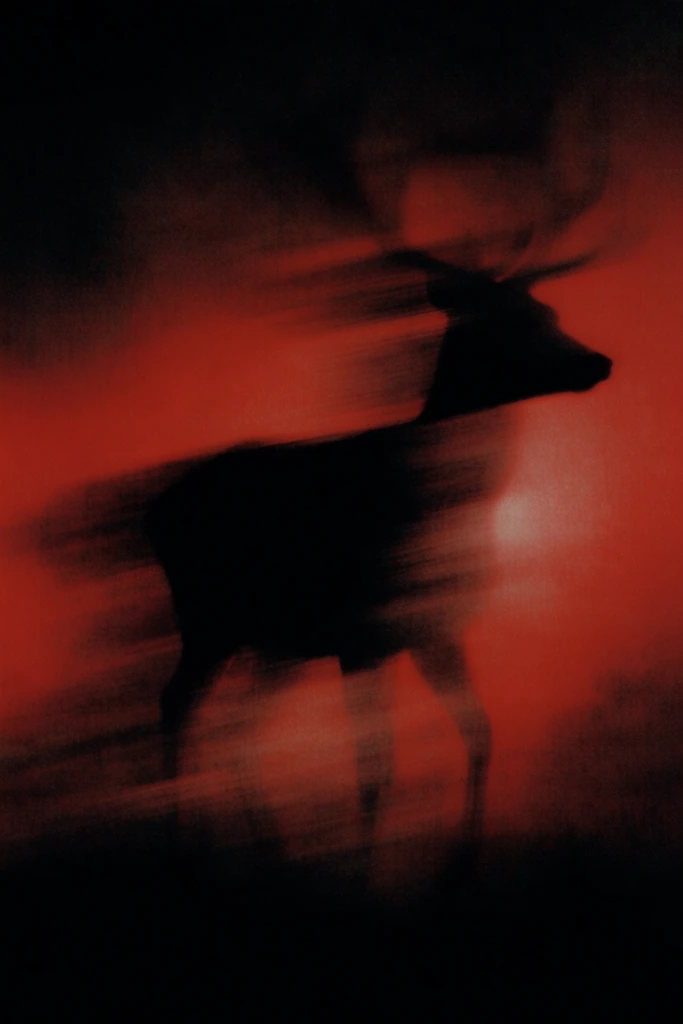 Cinematic Noir Glitch style AI image example 3