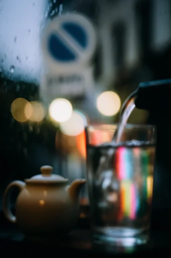 Cinematic Nocturnal Impressionism style reference image — shallow depth of field