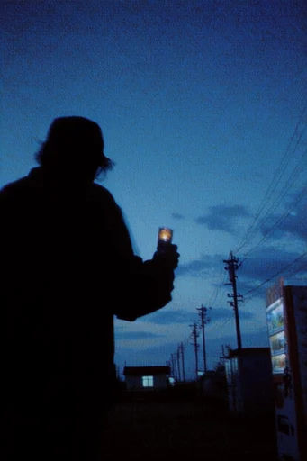Nocturnal Digital Noir moodboard — generate AI images in this style