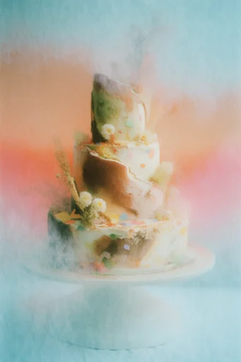 Ethereal Pastel Nostalgia style reference image — muted color gradients