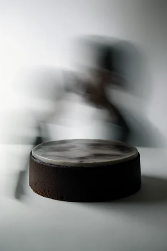 Ethereal Kinetic Minimalism style reference image — temporal suspension