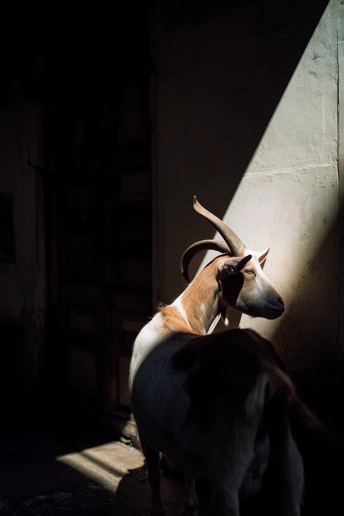 Cinematic Urban Chiaroscuro style AI image example 3
