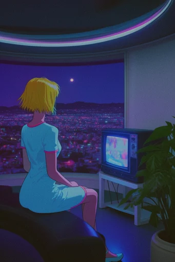 Analog Glitch Melancholy style AI image example 2