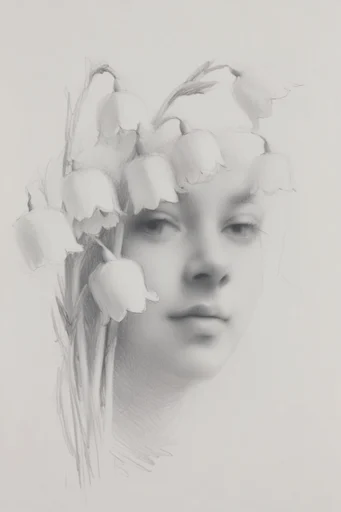 Academic Chiaroscuro Realism style reference image — monochromatic fine art