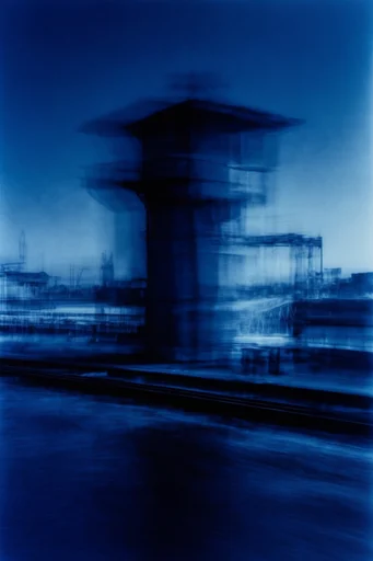 Monochromatic Ethereal Motion style reference image — intentional camera movement