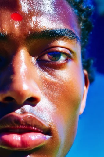 Hyper-Glossy Surreal Editorial moodboard — generate AI images in this style