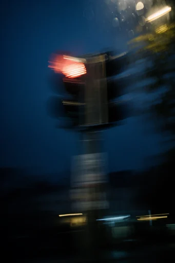 Luminous Nocturnal Fluidity style reference image — liquid light refraction