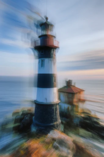 Kinetic Liquid Impressionism style reference image — abstract urban dreamscape