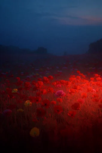 Nocturnal Liminal Chroma style reference image — atmospheric fog