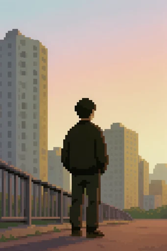 Atmospheric Pixel Nostalgia style reference image — pixel art