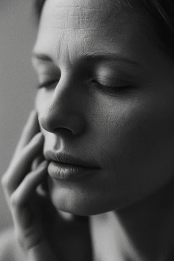 Tactile Monochrome Noir moodboard — generate AI images in this style