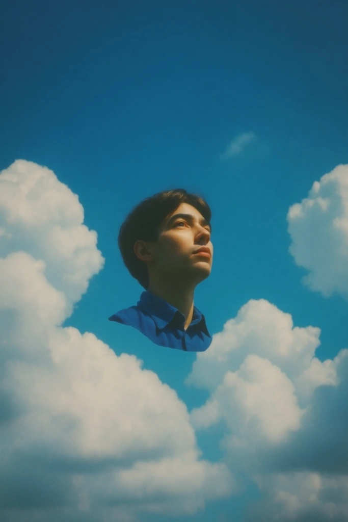 Surrealist Sky Collage style AI image example 1
