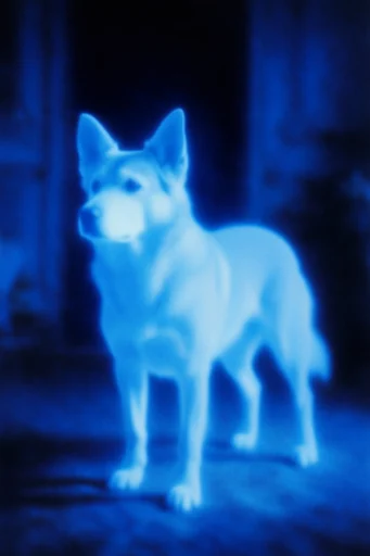 Luminous Indigo Nocturne style reference image — dreamy lo-fi atmosphere