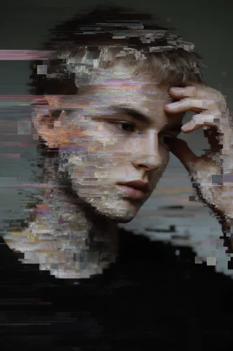 Prismatic Digital Fragmentation moodboard — generate AI images in this style