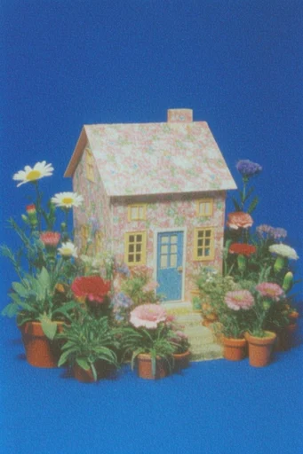 Nostalgic Surrealist Azure style reference image — mid-century print aesthetic