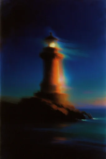 Ethereal Twilight Luminescence style reference image — ethereal motion blur