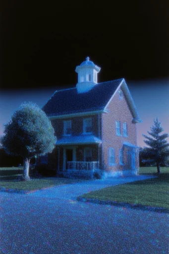 Spectral Digital Lume style reference image — fluted glass distortion