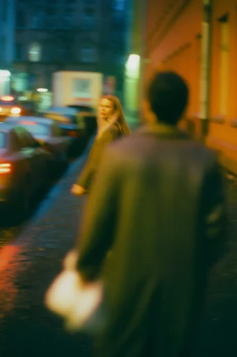 Nocturnal Kinetic Nostalgia style reference image — cinematic motion blur