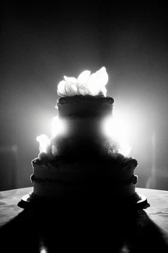 Spectral Monochrome Halation style reference image — chiaroscuro