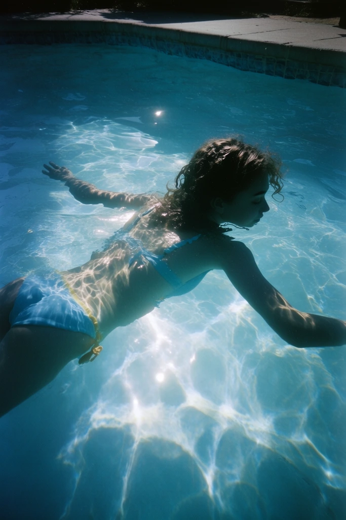 Luminous Aquatic Minimalism style AI image example 1